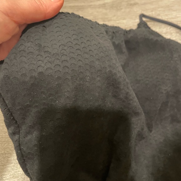 NWT Vix Paula Hermanny Black Scales Ana One Shoulder Full One Piece Swimsuit S - Picture 7 of 11